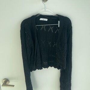 Mango Black Knit Sweater
